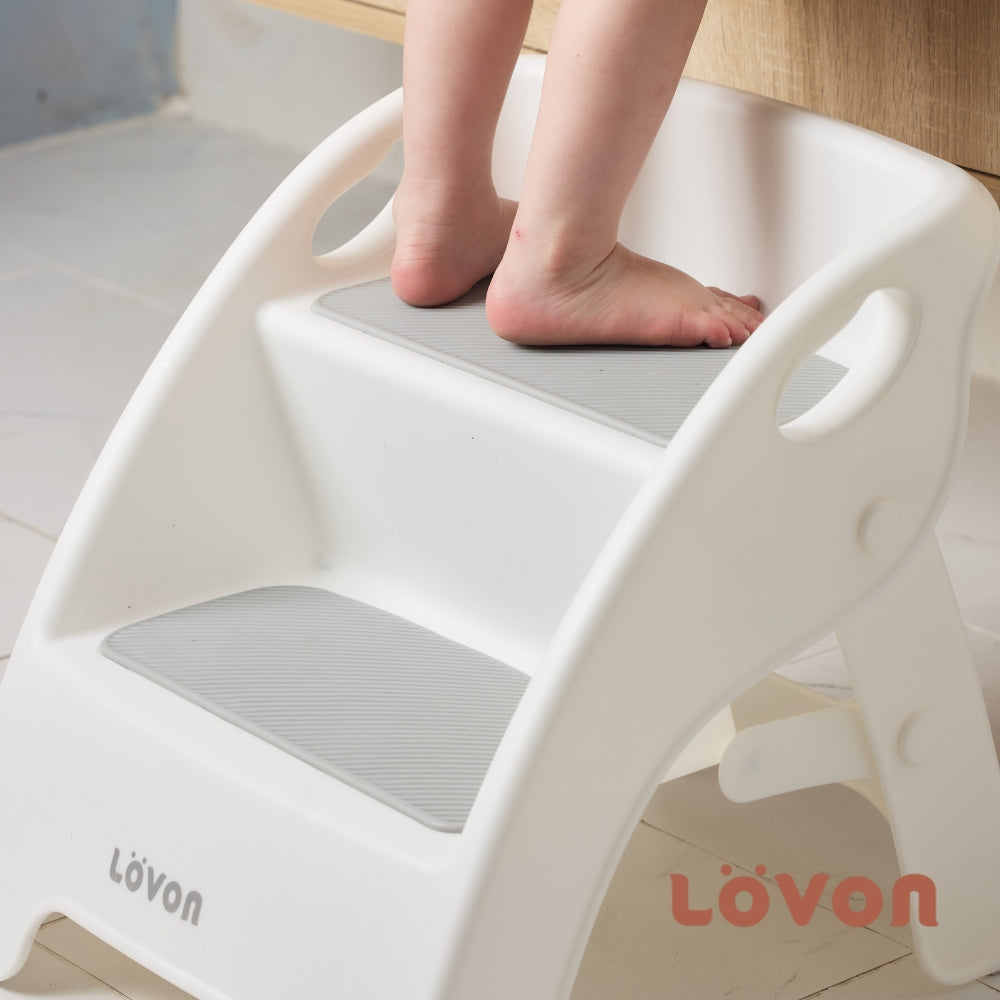 「幼児の自立をサポート」多機能折りたたみ踏み台
